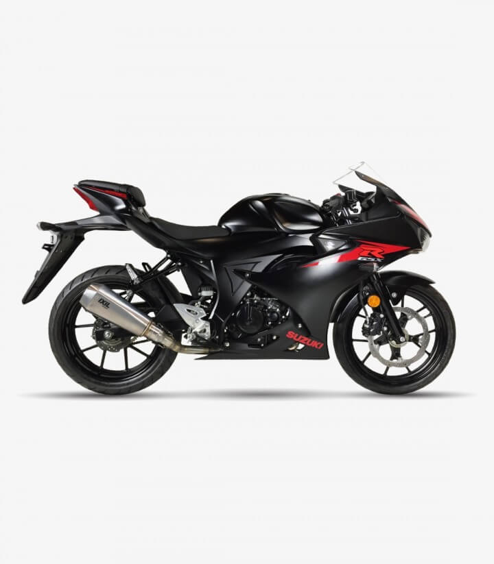 Escape Ixil RB para Suzuki GSX-R 125 (2017 - 2020), GSX-S 125 (2017 - 2020) color Negro