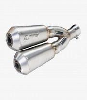 Ironhead OVC13 exhaust for Brixton Crossfire 500 X color Steel