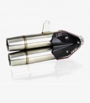 Ixil L5X exhaust for Kymco AK 550 (2017 - 2020) color Steel