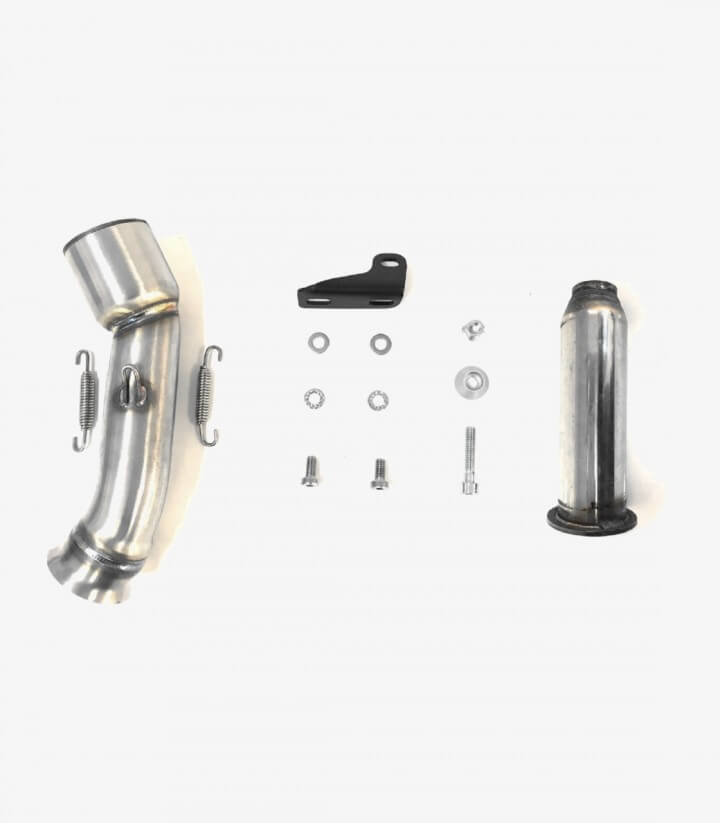 Escape Ixil RB para KTM Duke - RC 125 (2017 - 2020), Duke - RC 390 (2017 - 2020) color Negro