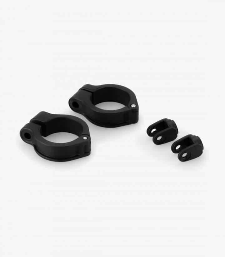 Halteschellen-Set 39 mm für Zusatzscheinwerfer am Motorschutz R19
