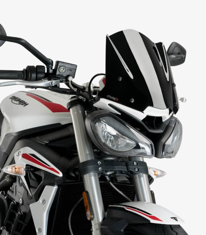 Cúpula Puig Naked New Generation Sport Triumph Street Triple R/S/RS 2020 - 2022 Negro 20432N