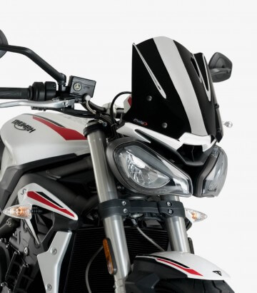 Cúpula Puig Naked New Generation Sport Triumph Street Triple R/S/RS 2020 - 2022 Negro 20432N