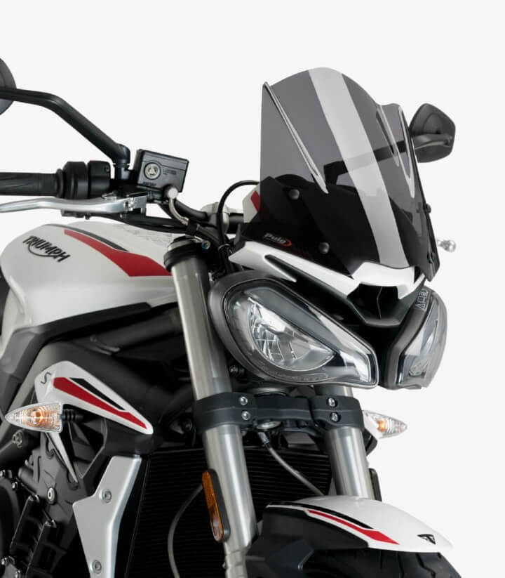 Cúpula Puig Naked New Generation Sport Triumph Street Triple R/S/RS 2020 - 2022 Ahumado oscuro 20432F