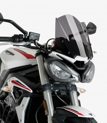 Cúpula Puig Naked New Generation Sport Triumph Street Triple R/S/RS 2020 - 2022 Ahumado oscuro 20432F