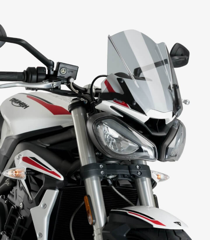 Windschild Puig New Generation Sport Triumph Street Triple 660 S, 765 R/RS (20-22) Getönt 20432H