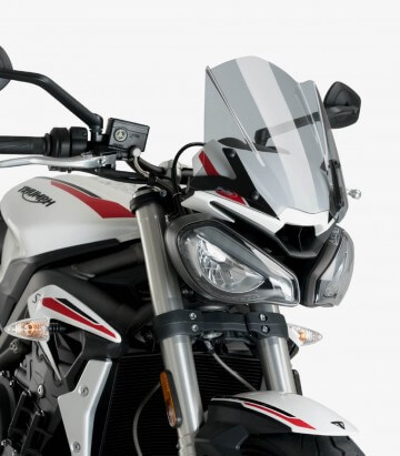 Triumph Street Triple R/S/RS 2020 - 2022 Puig Naked New Generation Sport Smoked Windshield 20432H