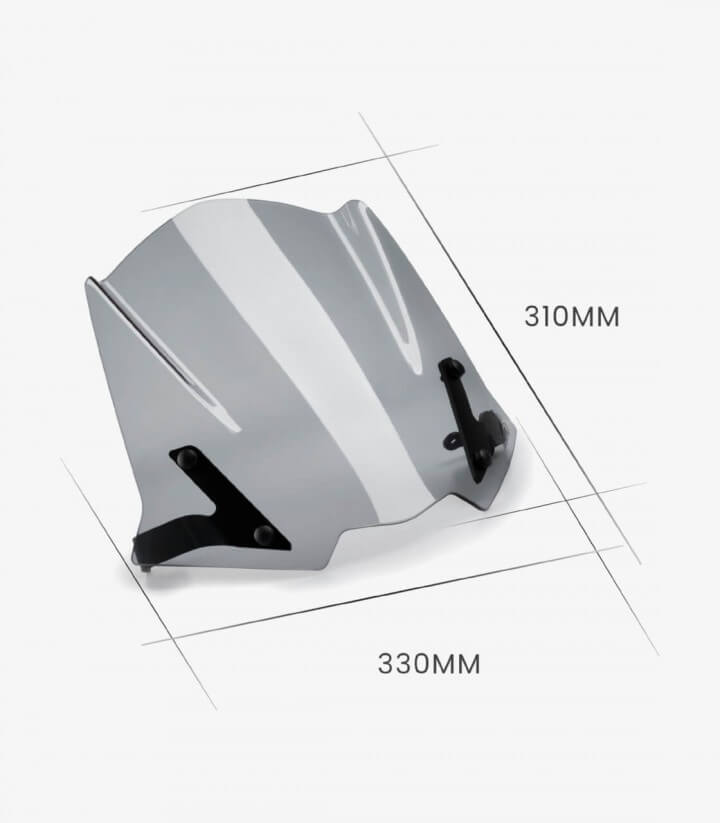 Triumph Street Triple R/S/RS 2020 - 2022 Puig Naked New Generation Sport Smoked Windshield 20432H