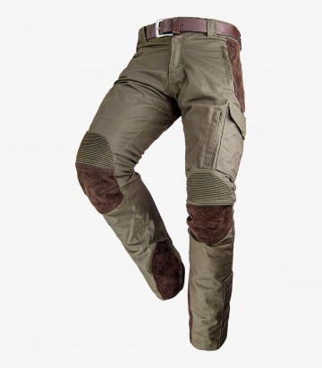 Herren-Motorradjeans By City Mixed Adventure Braun