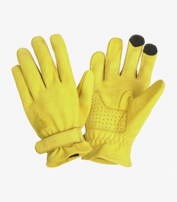 Handschuhe Texas von By City für den Sommer für Herren Farbe Gelb