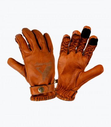 Summer man Iconic Gloves from By City color brown