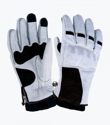 Winter man Detroit Gloves from By City color white