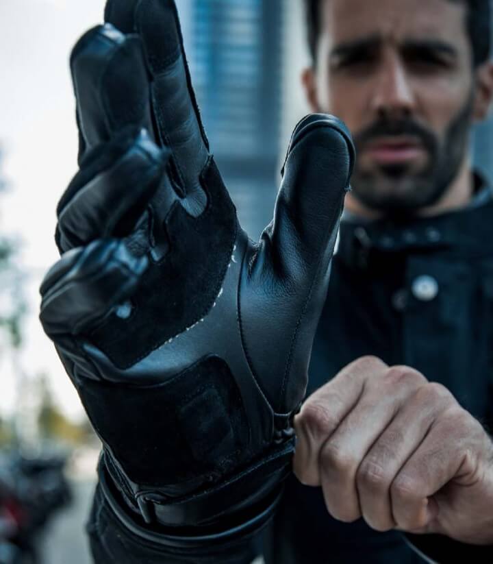 Guantes Cafe III de By City de invierno de hombre color negro