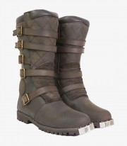 By City Muddy Road brown unisex motorcycle boots