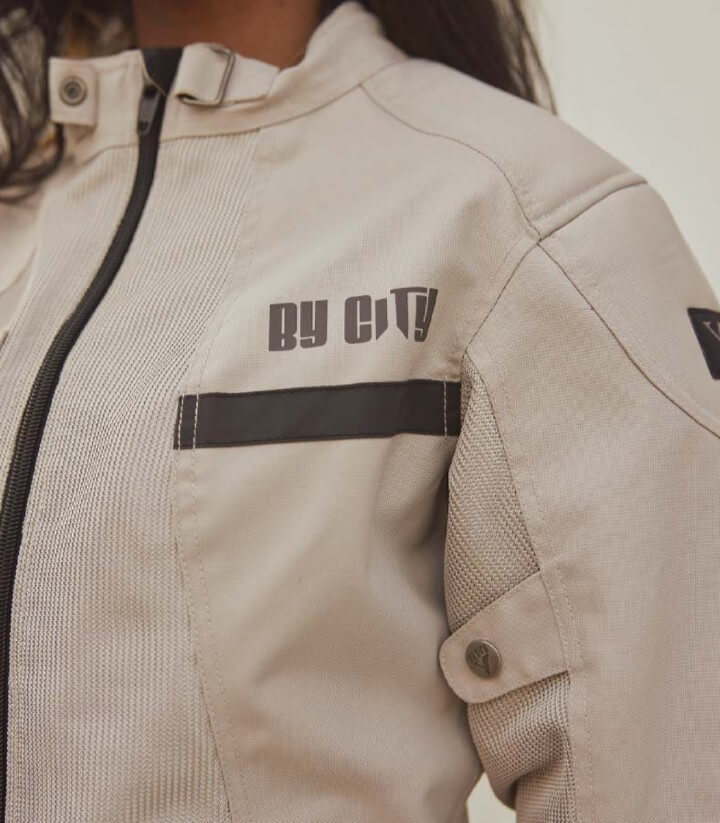 Damen-Sommerjacke By City Summer Route Silber
