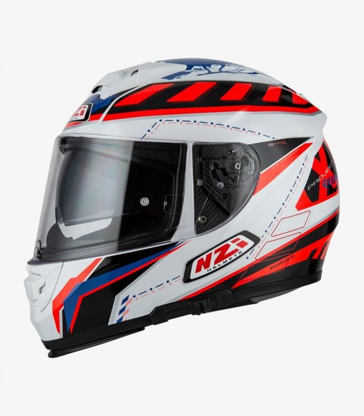 NZI Eurus 2 Project White&Red&Blue Full Face Helmet