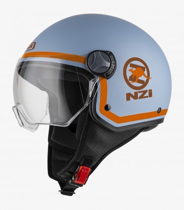 NZI Capital Vision Plus Wilder Matt blue Open Face Helmet