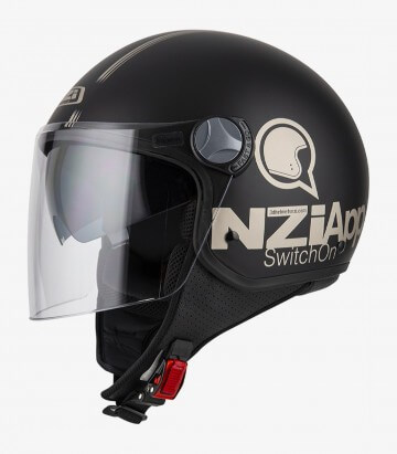 NZI Capital 2 Duo Switch Black&Brown matt Open Face Helmet