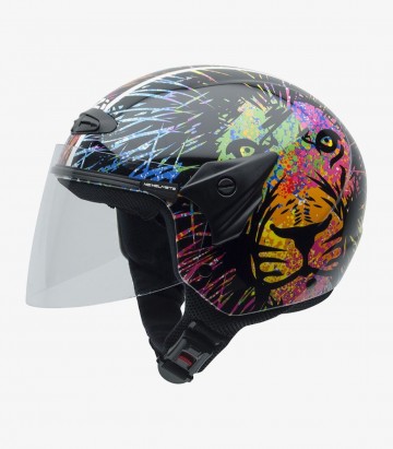 Casco Jet NZI Helix Jr Lion 050269G508