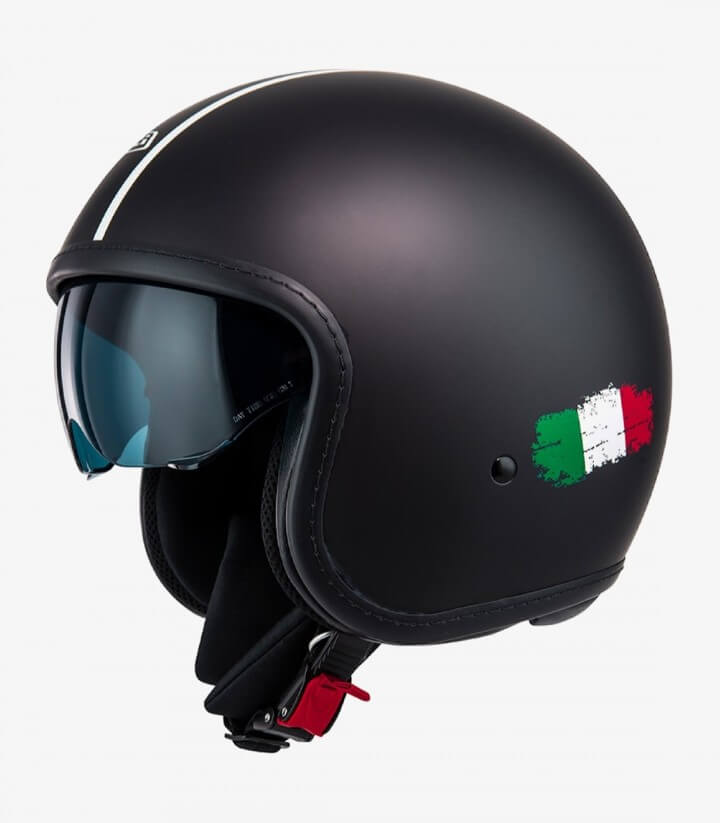 Casco Jet NZI Rolling 4 Sun Negro Mate