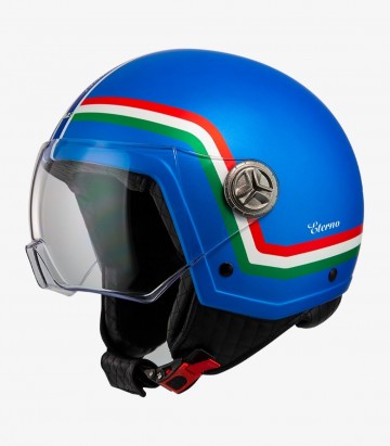 Casco Jet NZI Zeta 2 Optima Eterno Azul Mate
