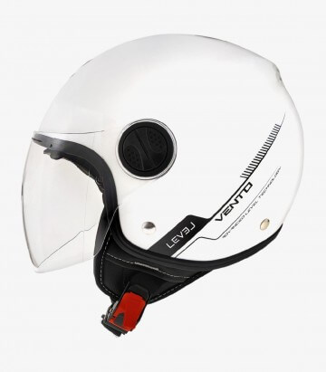 Level LJC White Open Face Helmet