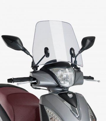 Puig Urban Transparent Windshield for Scooters 8180W