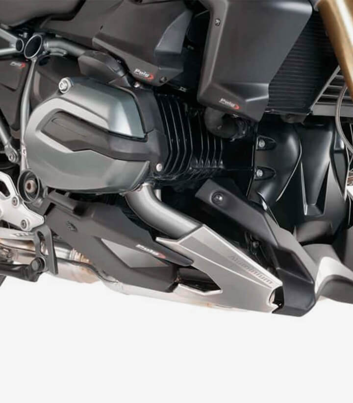 Puig Black motorcycle engine spoiler 7690J