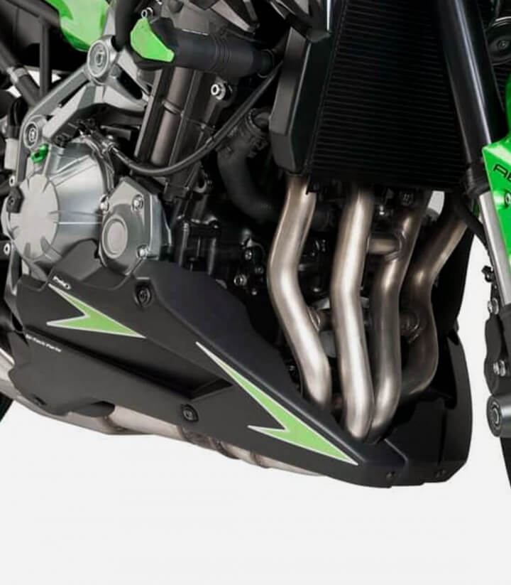 Puig Black motorcycle engine spoiler 9703J