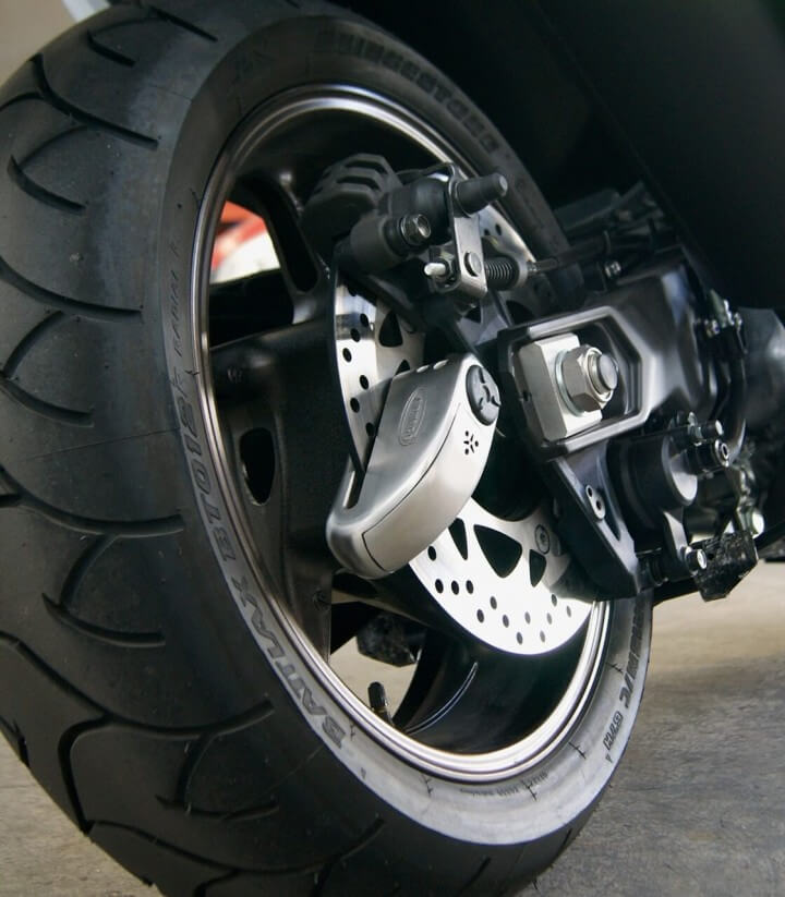 Artago 32 Bremsscheibenschloss mit Alarm