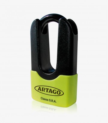 S.A.A Closure Artago 32S6 Anti-Theft Disc Lock with Alarm 120db High Range and Support for Yamaha MT-09 and Tracer 900 Bunker Selection SRA Approved Stainless Steel