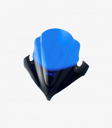 Windschild Puig Racing Yamaha FZ6 Fazer Blau 1646A
