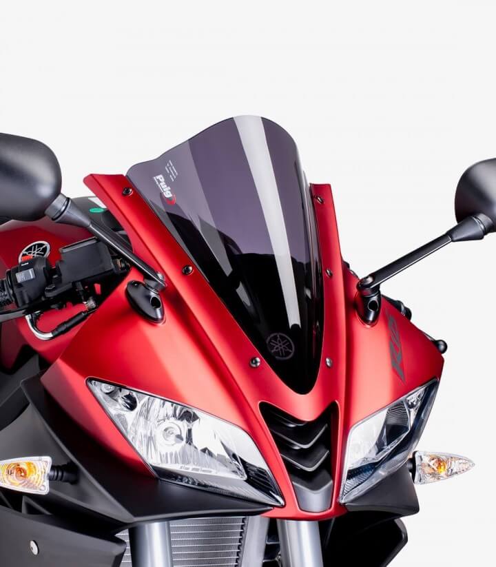 Windschild Puig Racing Yamaha YZF-R125 Dunkel getönt 4637F