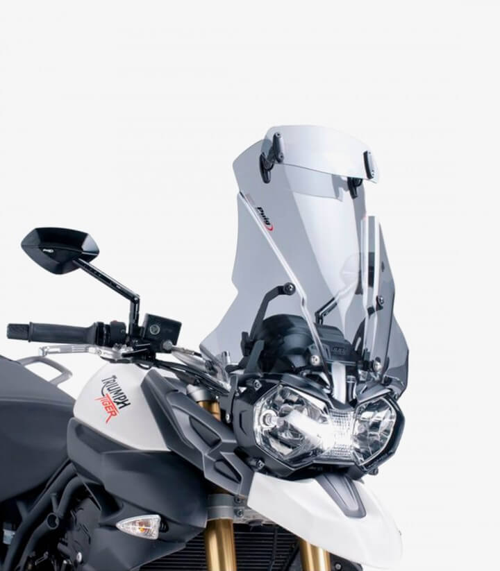 Triumph Tiger 800 Puig Touring with visor Smoked Windshield 5918H