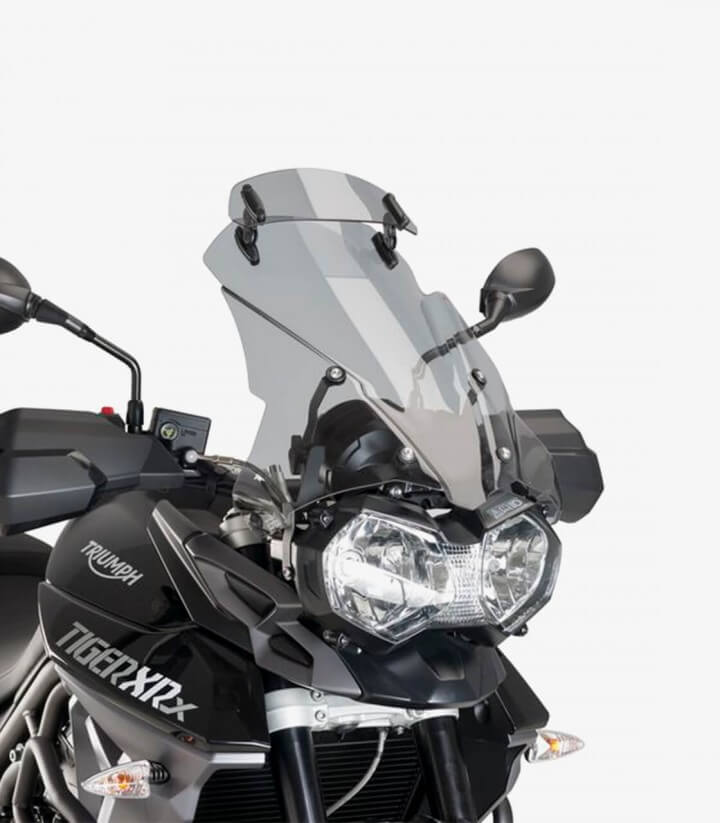 Cúpula Puig Touring con Visera Triumph Tiger 800 Ahumado 5918H