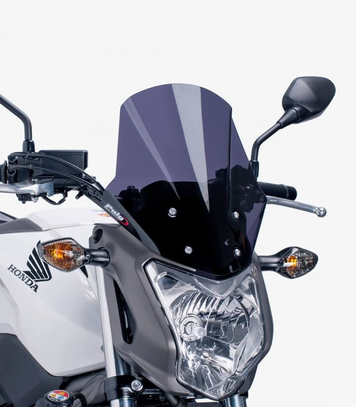 Cúpula Puig Racing Honda NC700S, NC750S Ahumado oscuro 5991F