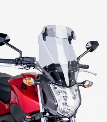 Windschild Puig Touring Plus mit Visier Honda NC700S (12-13), NC750S (14-20) Getönt 6001H