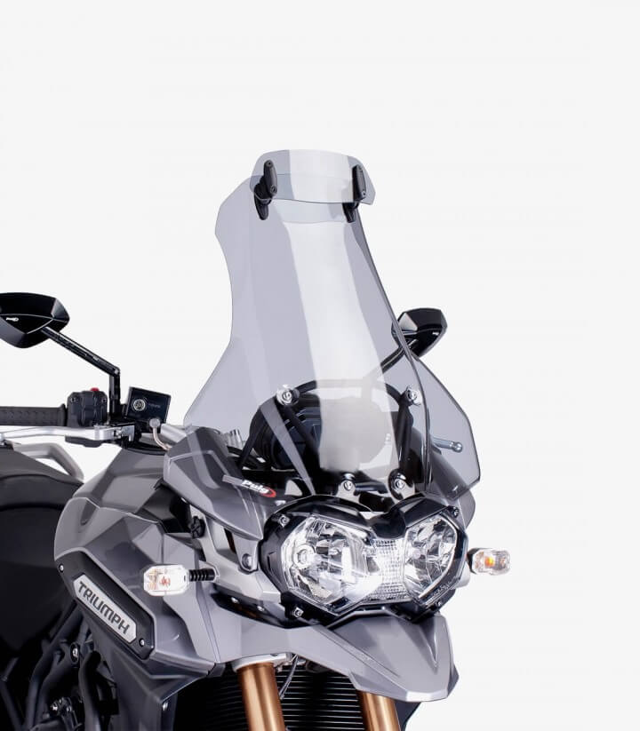 Cúpula Puig Touring con Visera Triumph Tiger Explorer/XC Ahumado 6006H