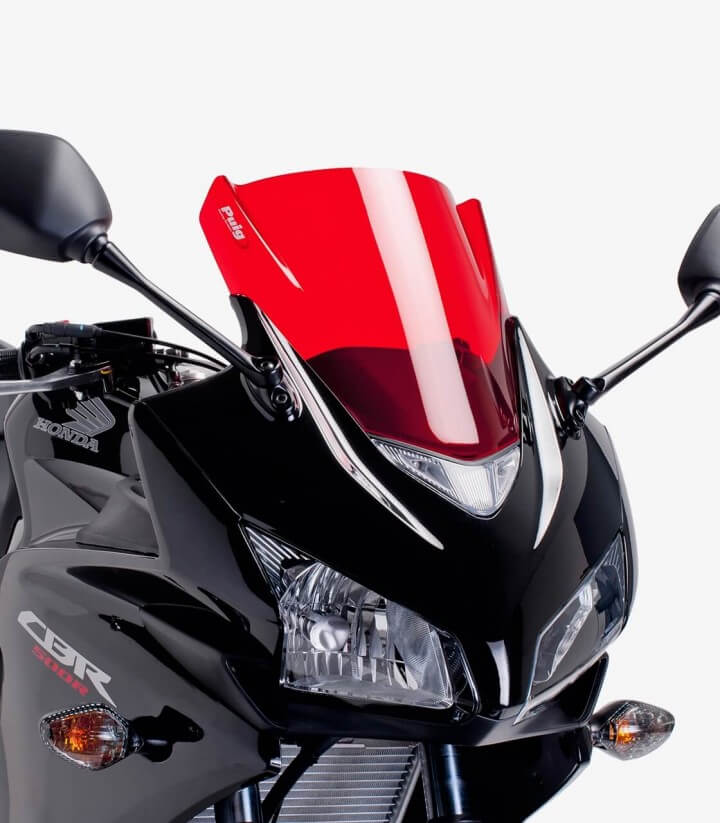Windschild Puig Z-Racing Honda CBR500R (13-15) Rot 6479R