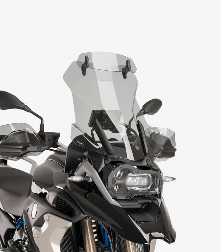 Windschild Puig Touring mit Visier BMW R1200GS (13-18)/Adventure (14-18), R1250GS/Adventure (18-24) Getönt 6504H