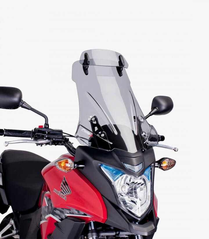 Honda CB500X Puig Touring with visor Smoked Windshield 6992H