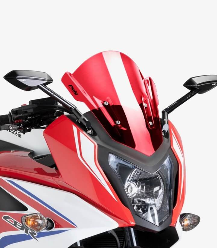 Windschild Puig Z-Racing Honda CBR650F (14-18) Rot 7003R