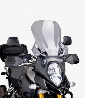 Suzuki DL1000 V-strom (2014 - 2019) Puig Touring Smoked Windshield 7229H