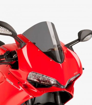 Windschild Puig R-Racer Ducati 1299 Panigale (15-17), 959 Panigale (16-19) Dunkel getönt 7621F