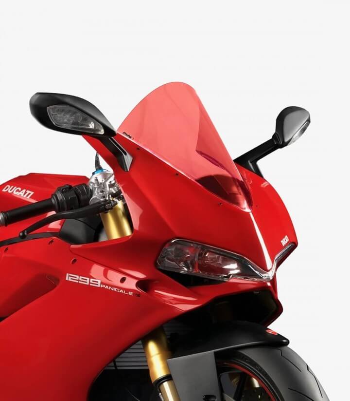 Windschild Puig R-Racer Ducati 1299 Panigale (15-17), 959 Panigale (16-19) Rot 7621R