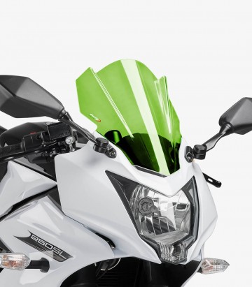 Kawasaki Ninja 250SL (2015 - 2016) Puig Z-Racing Green Windshield 7630V