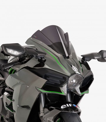 Windschild Puig Z-Racing Kawasaki Ninja H2 (15-20) Dunkel getönt 7631F