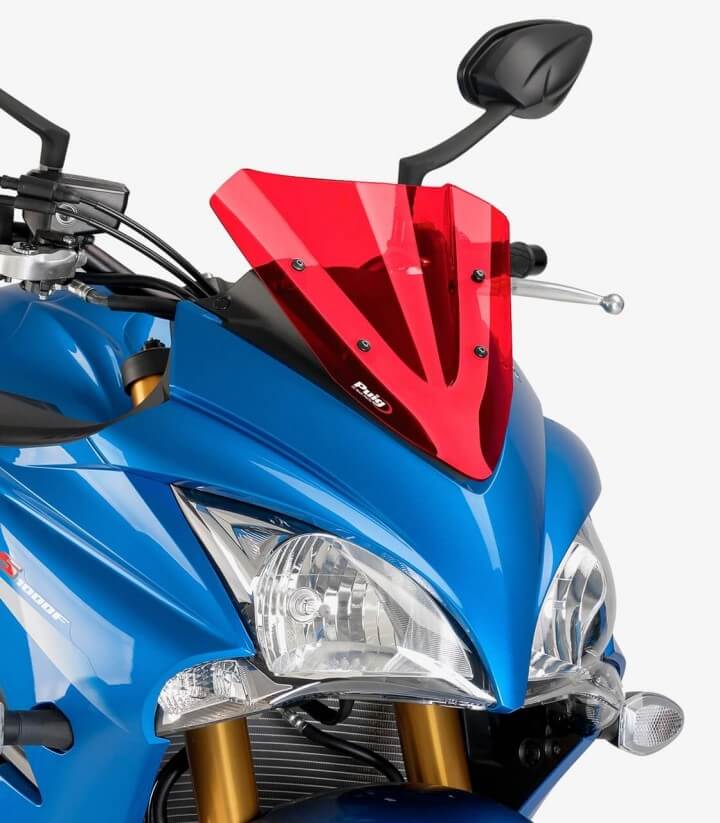 Windschild Puig Sport Suzuki GSX-S1000F (15-20) Rot 7639R