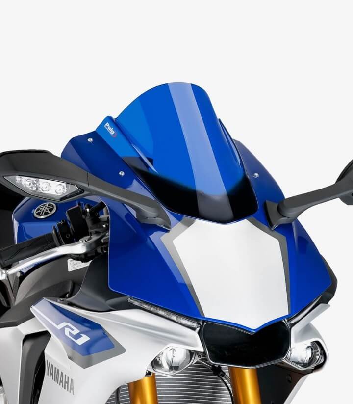 Windschild Puig Z-Racing Yamaha YZF-R1 (15-19), YZF-R1M (16-19) Blau 7648A