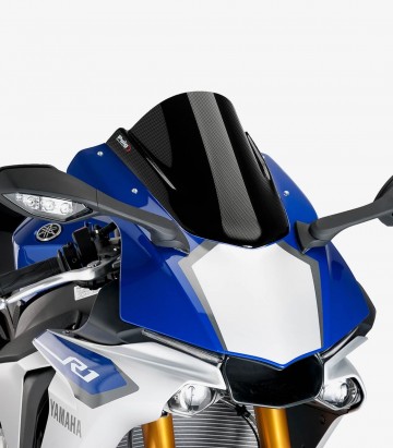 Windschild Puig Z-Racing Yamaha YZF-R1 (15-19), YZF-R1M (16-19) Carbon-Optik 7648C
